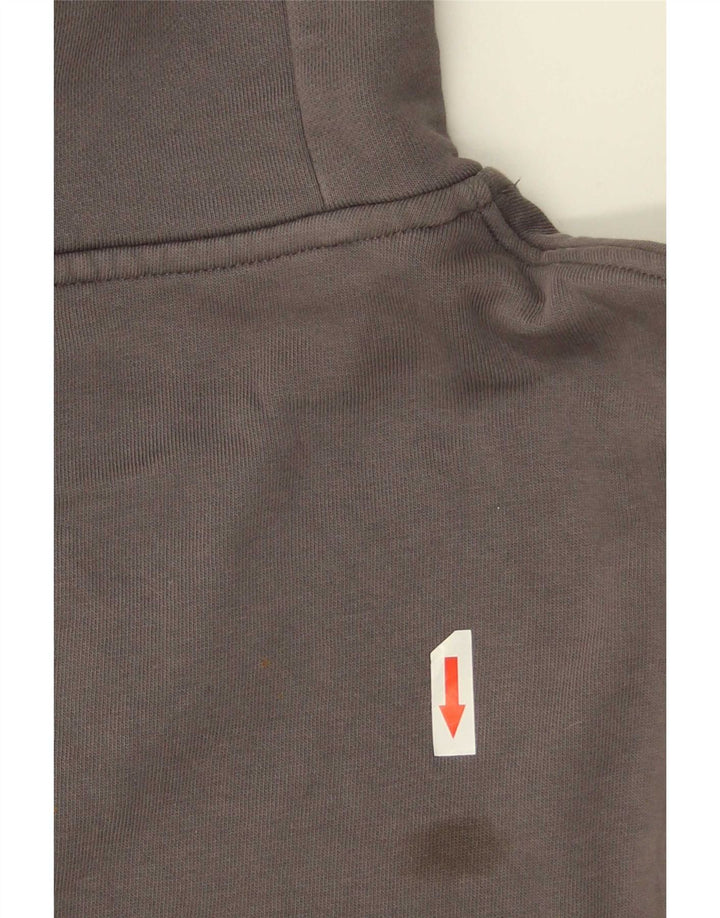 Zara Mens Hoodie Jumper Medium Grey Cotton