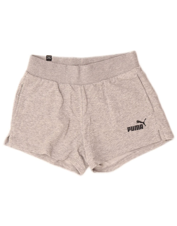 Женские спортивные шорты Puma UK 6 XS серые, хлопок