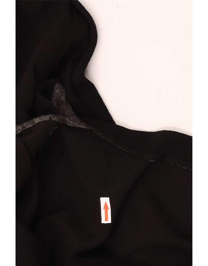 Topshop Damen Übergroßer Mantel UK 12 Mittelschwarzes Polyester
