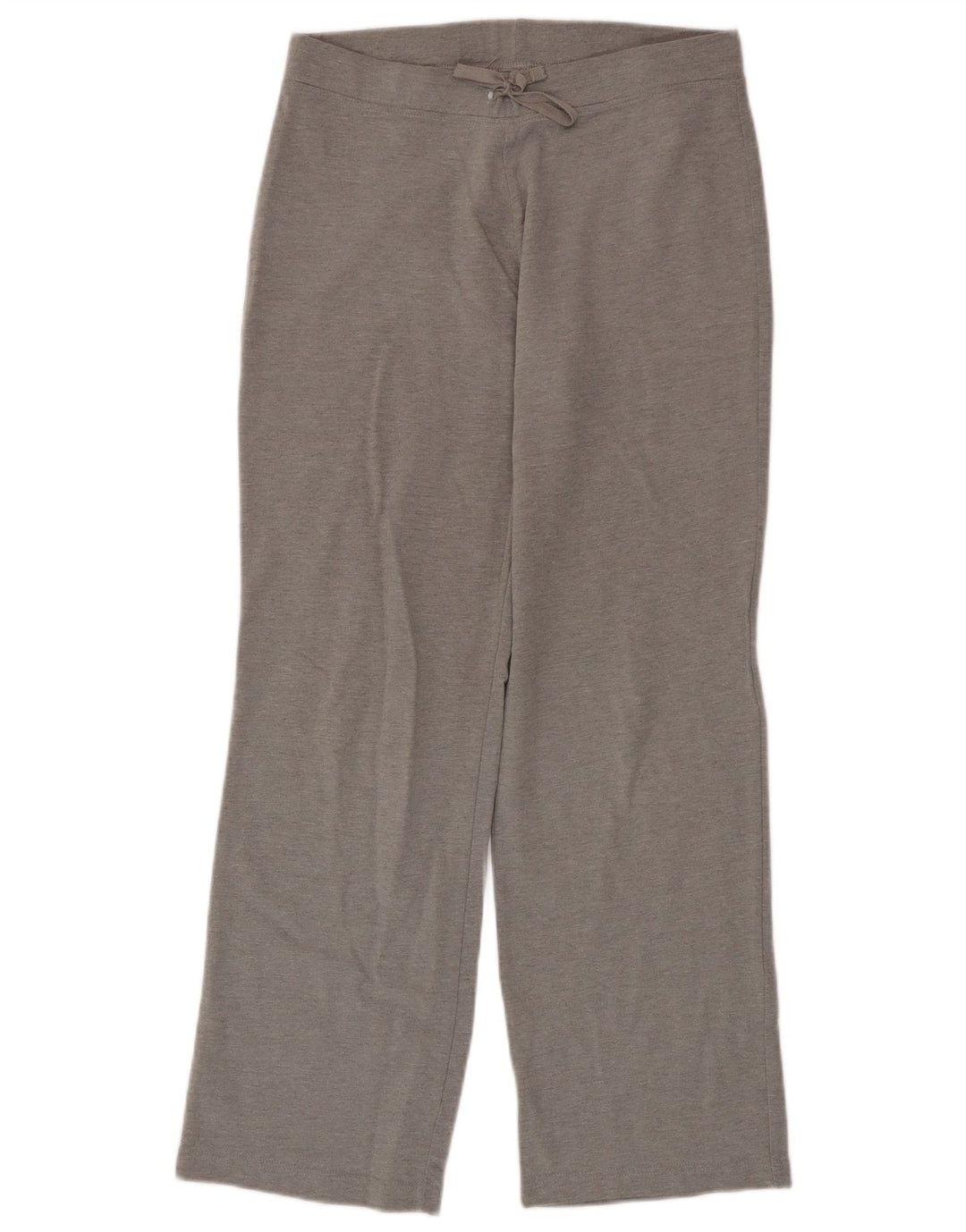 Marks & Spencer Womens Tracksuit Trousers UK 12 Medium Grey Cotton