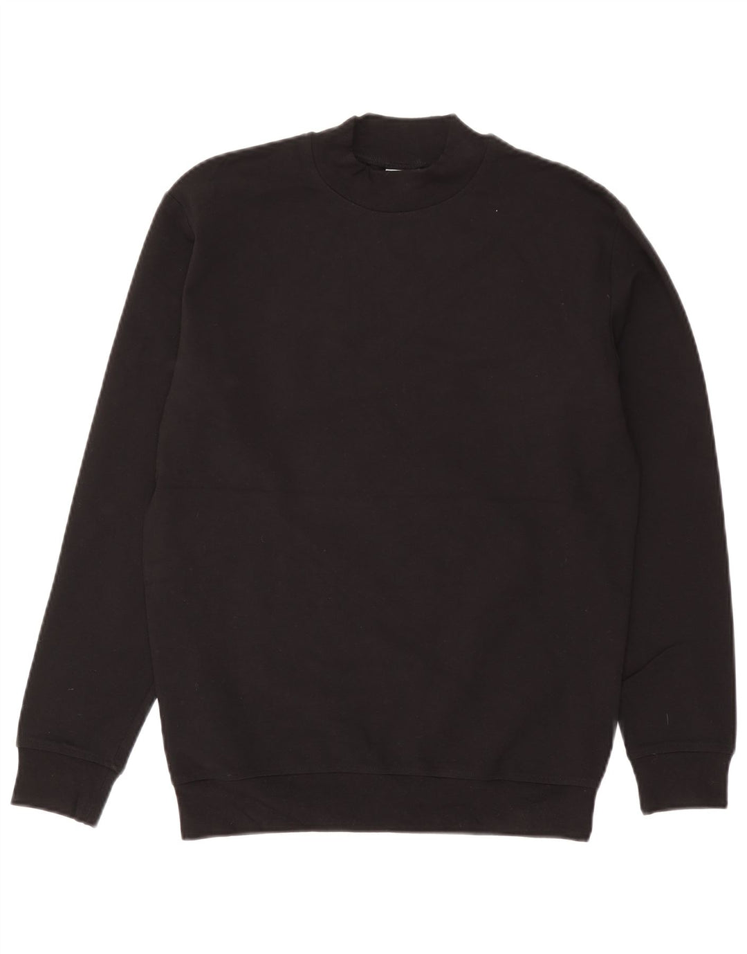 Zara Damen Sweatshirt Pullover UK 14 Mittelschwarze Viskose