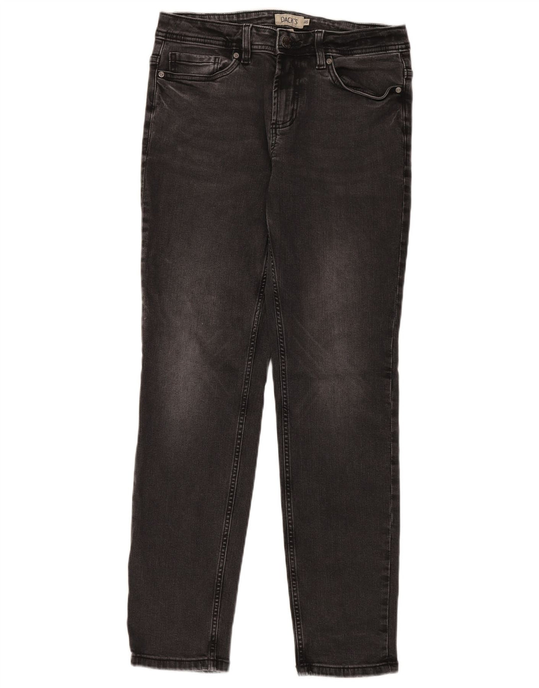 Jeans slim da uomo DACK'S IT 46 piccolo W32 L32 cotone nero