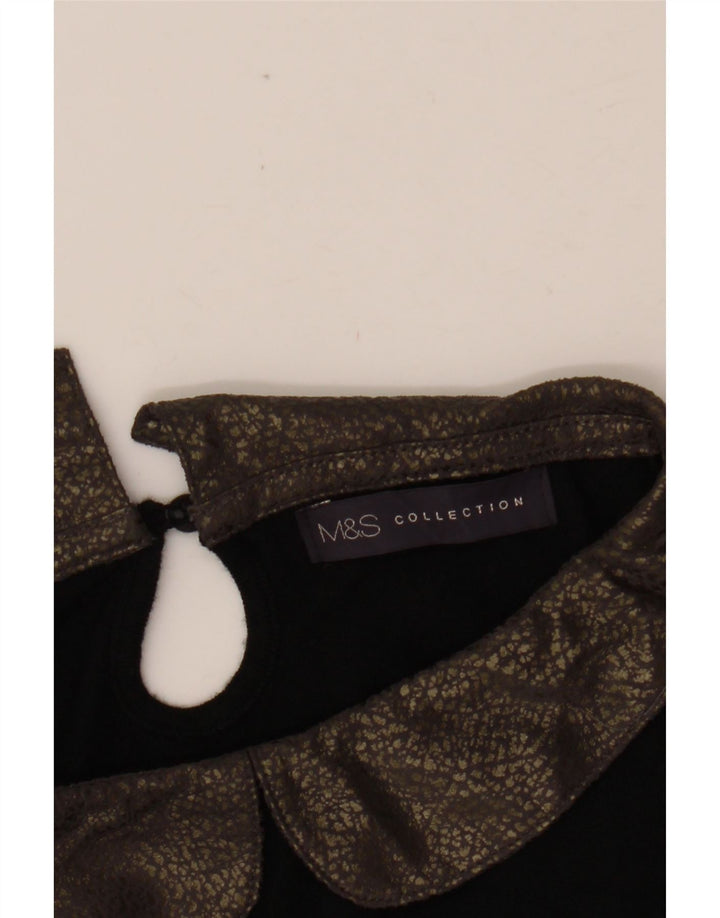 MARKS & SPENCER Womens Basic Dress UK 14 Medium Black