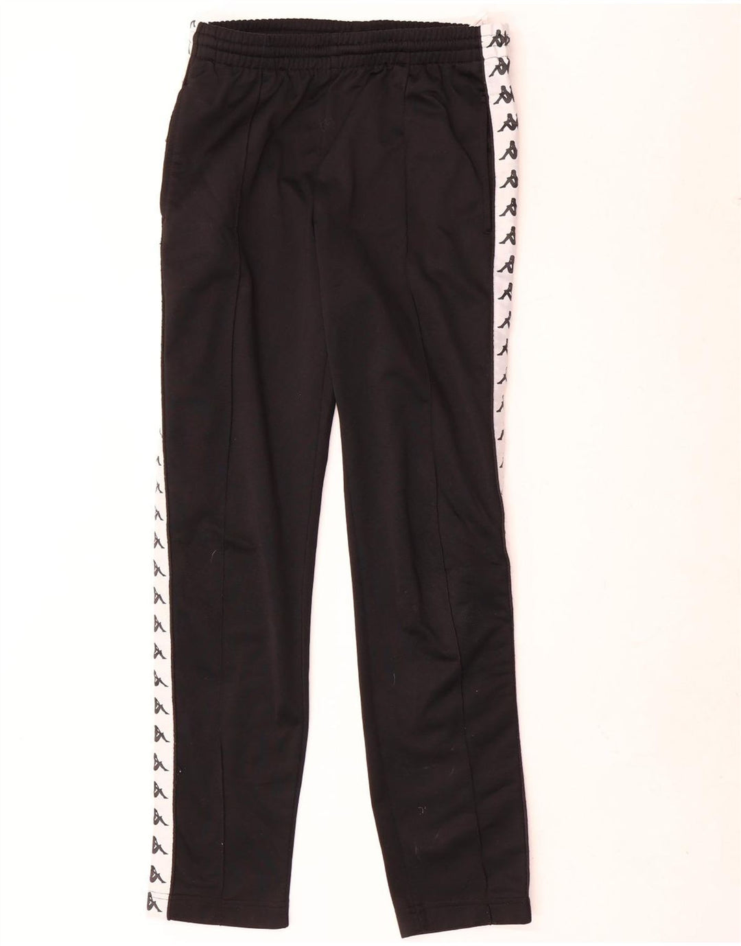 Kappa Pantalon de Survêtement Graphique Homme Petit Noir Polyester Colorblock