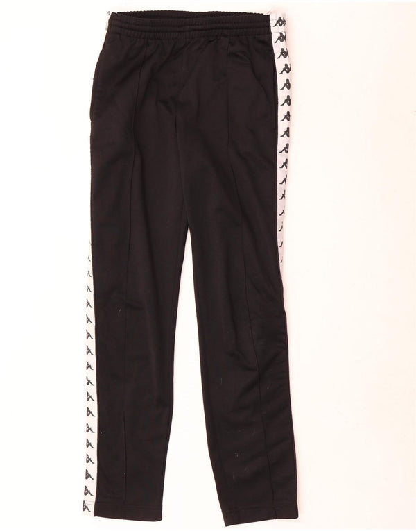 Kappa Pantalon de Survêtement Graphique Homme Petit Noir Polyester Colorblock