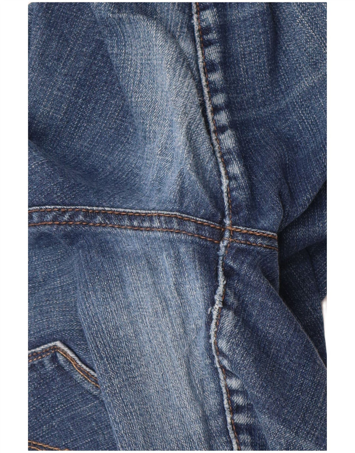 Levi's Womens 505 Straight Jeans W32 L32 Blue Cotton