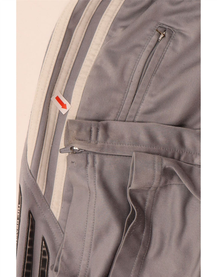 ADIDAS Mens Tracksuit Trousers UK 34/36 Small Grey Polyester