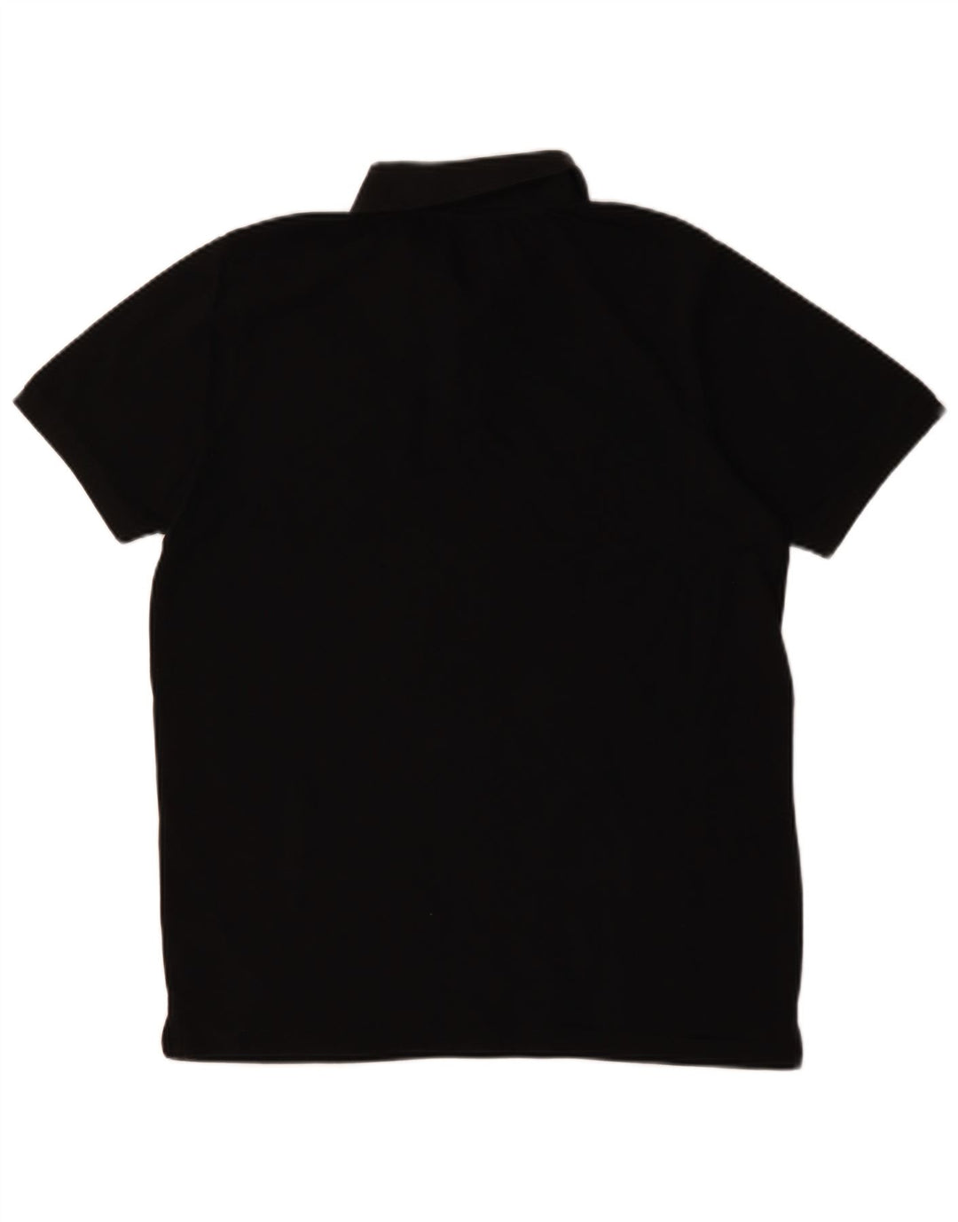 CHAMPION Mens Polo Shirt Large Black Cotton