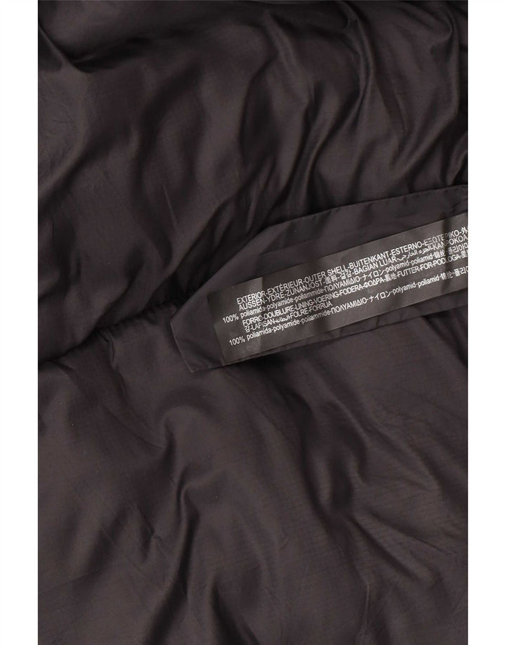 Jaqueta acolchoada masculina Zara UK 40 grande poliamida preta