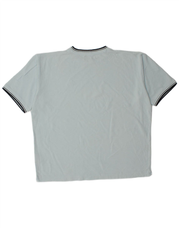 KAPPA Mens T-Shirt Top XL Blue Cotton