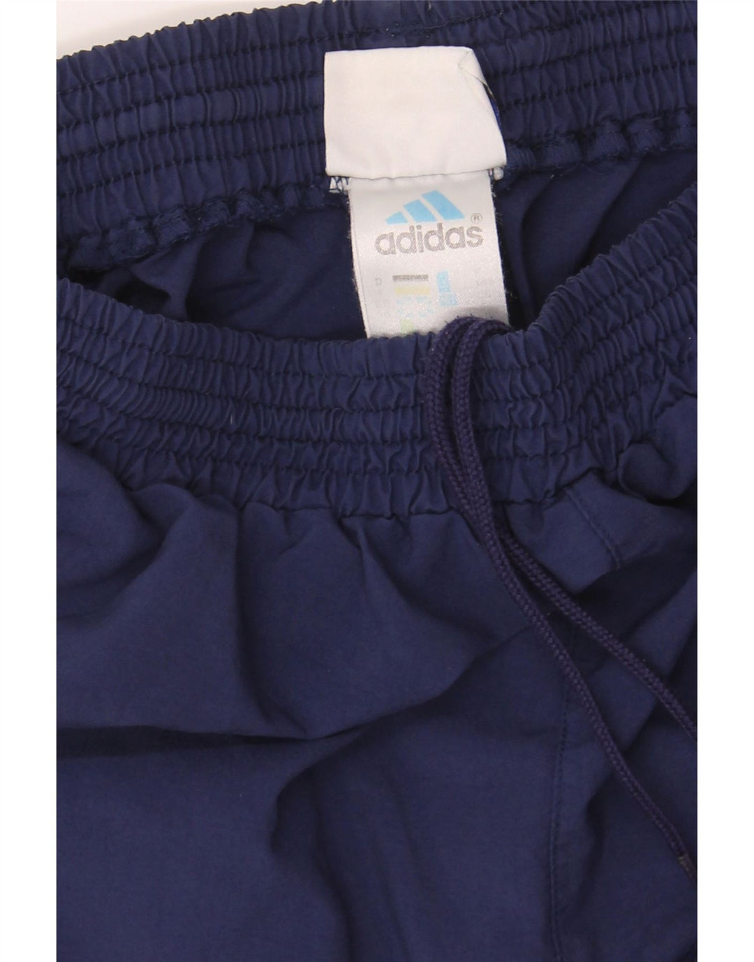 ADIDAS Mens Tracksuit Trousers Joggers Medium  Navy Blue Vintage Adidas and Second-Hand Adidas from Messina Hembry 