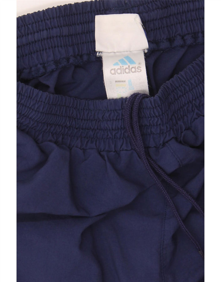 ADIDAS Mens Tracksuit Trousers Joggers Medium  Navy Blue Vintage Adidas and Second-Hand Adidas from Messina Hembry 