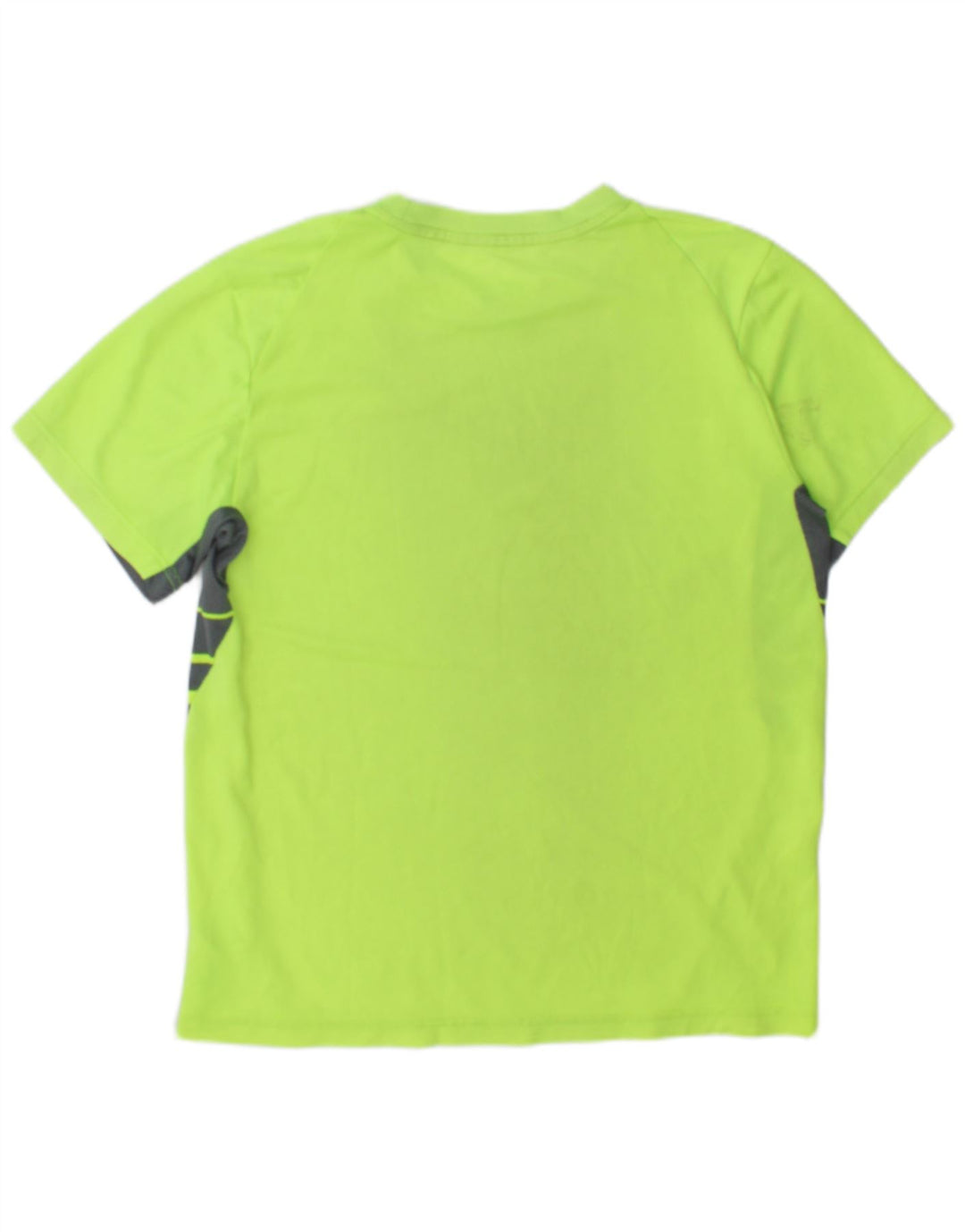 Nike Mens Dri Fit T-Shirt Top Medium Green Colourblock Polyester