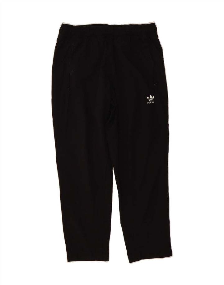 ADIDAS Womens Tracksuit Trousers UK 12 Medium Black Polyester Vintage Adidas and Second-Hand Adidas from Messina Hembry 