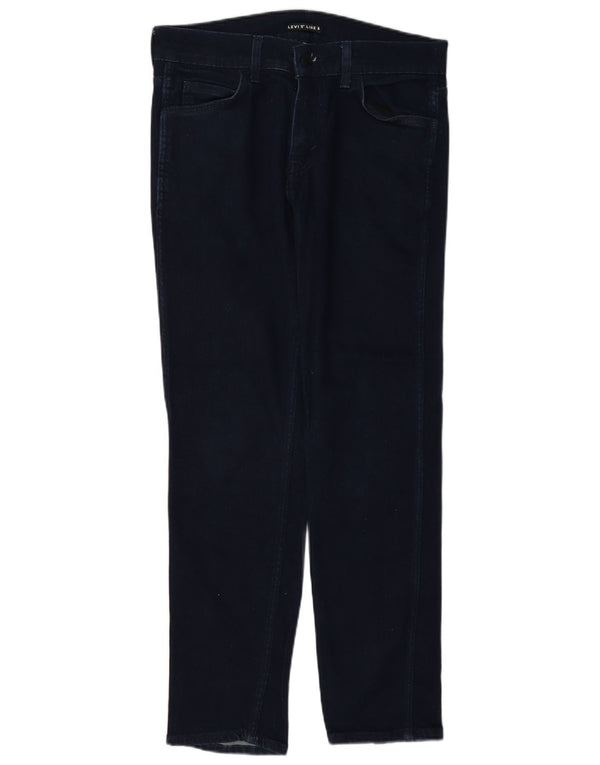 Levi's Damen Line 8 Slim Jeans W30 L30 marineblaue Baumwolle