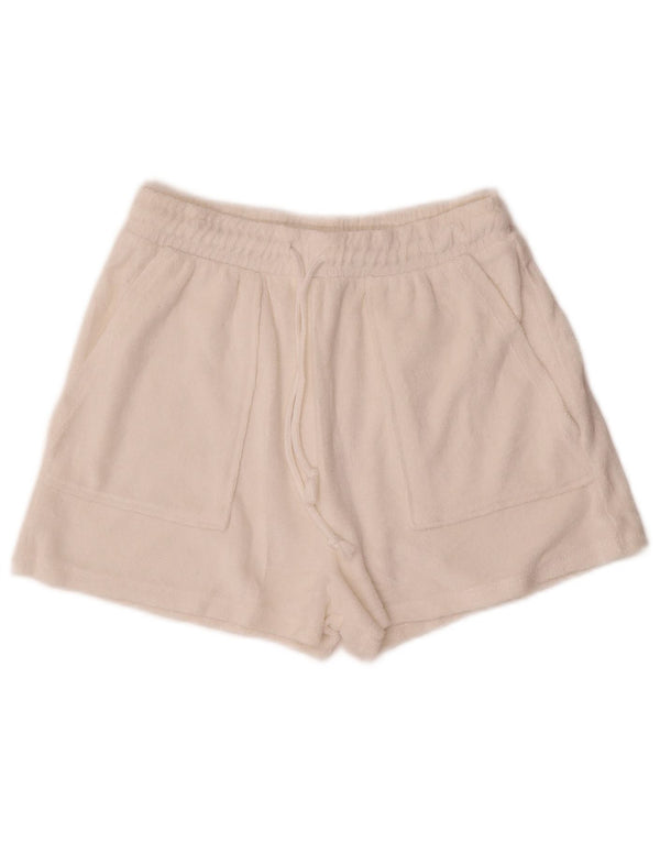 Zara Damen Sportshorts UK 10 Small Weiß