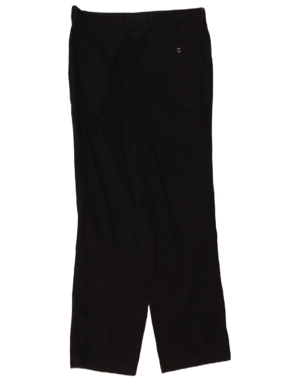 Marks & Spencer Pantalones chinos rectos para hombre W34 L33 Algodón negro