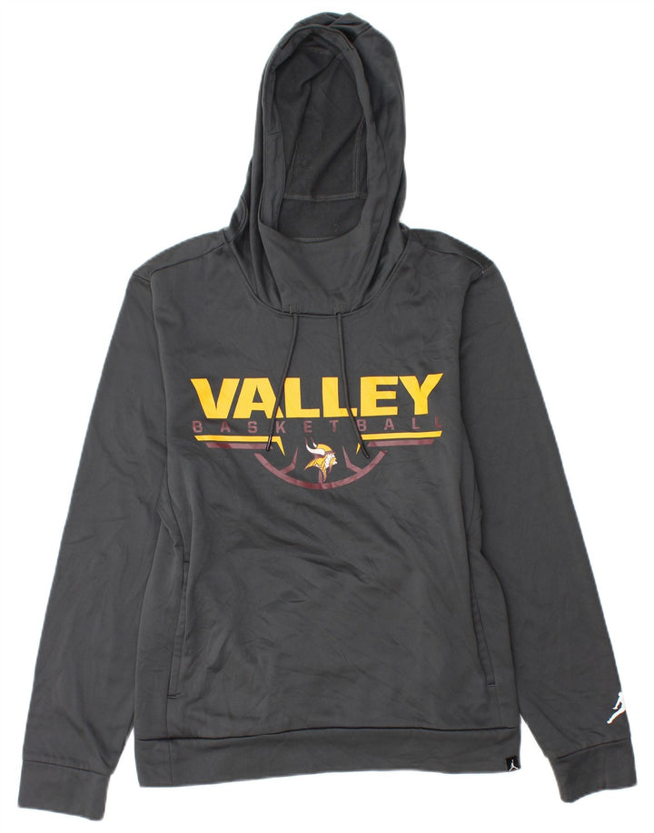 Jordan Mens Minnesota Vikings Graphic Hoodie Jumper Small Grey Polyester
