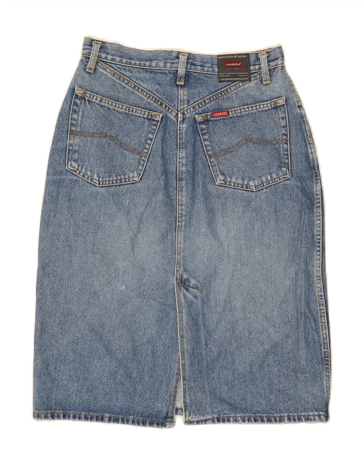 CARRERA Womens Denim Skirt IT 44 Medium W28  Blue Cotton Vintage Carrera and Second-Hand Carrera from Messina Hembry 