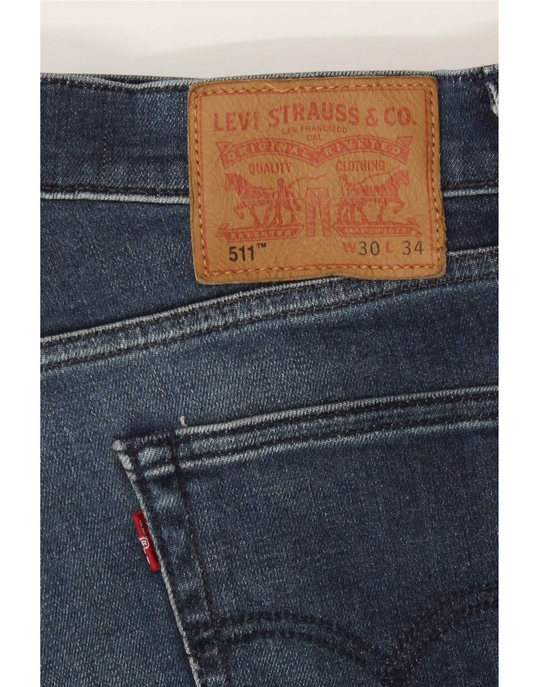 Jeans Levi's Uomo 511 Slim W30 L34 Cotone Blu