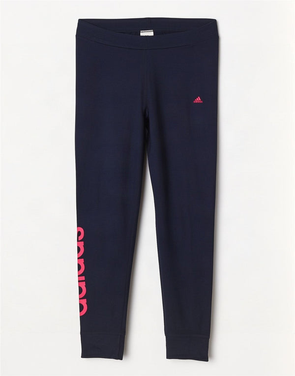 Leggings Adidas Climalite Graphic da donna UK 16/18 Grande cotone blu navy