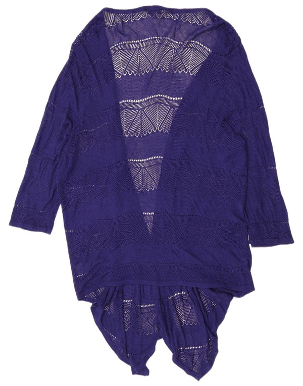 Marks & Spencer Womens Autograph See Through Cardigan Top UK 18 XL Blå