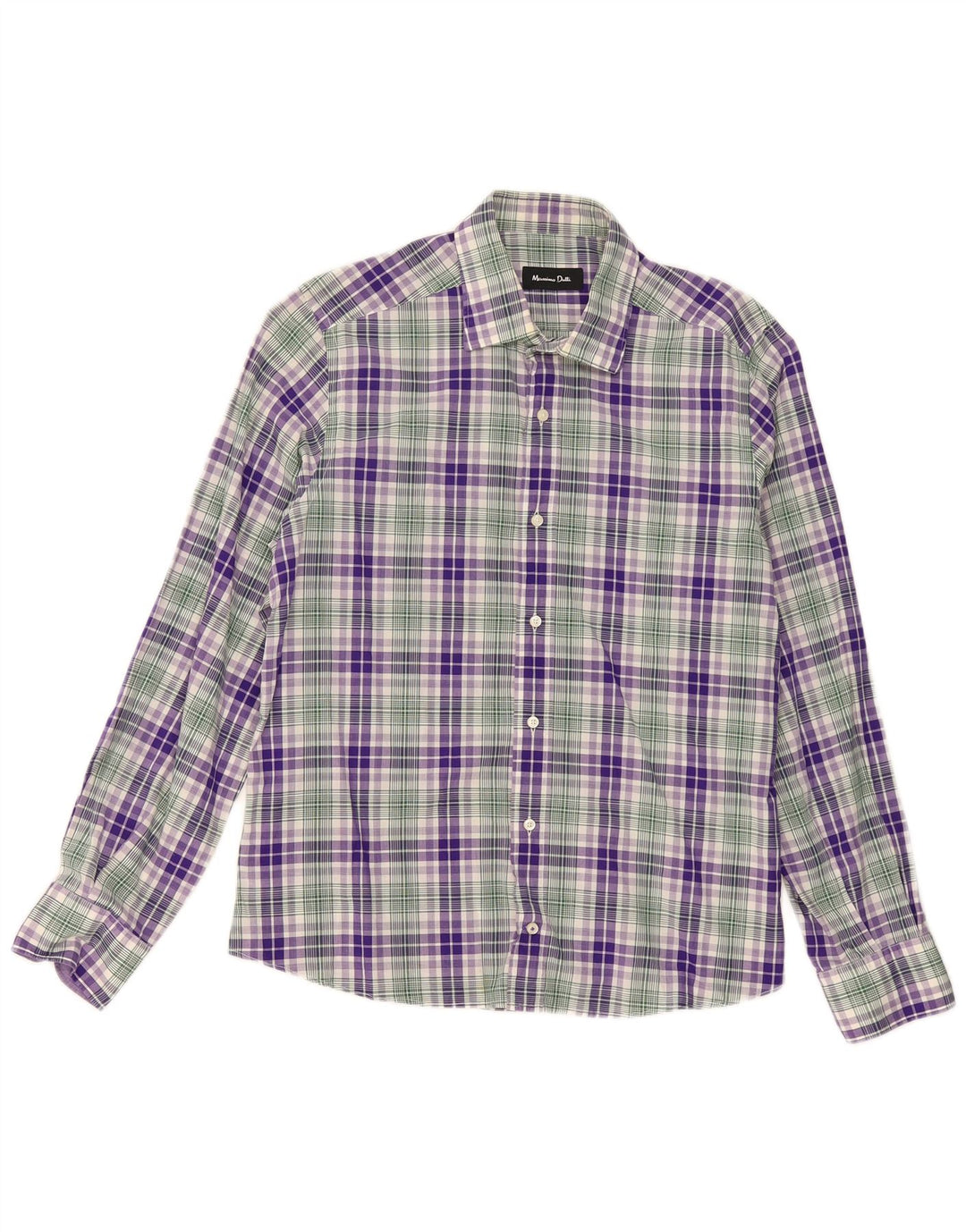 Massimo Dutti Mens Shirt Large Multicoloured Check
