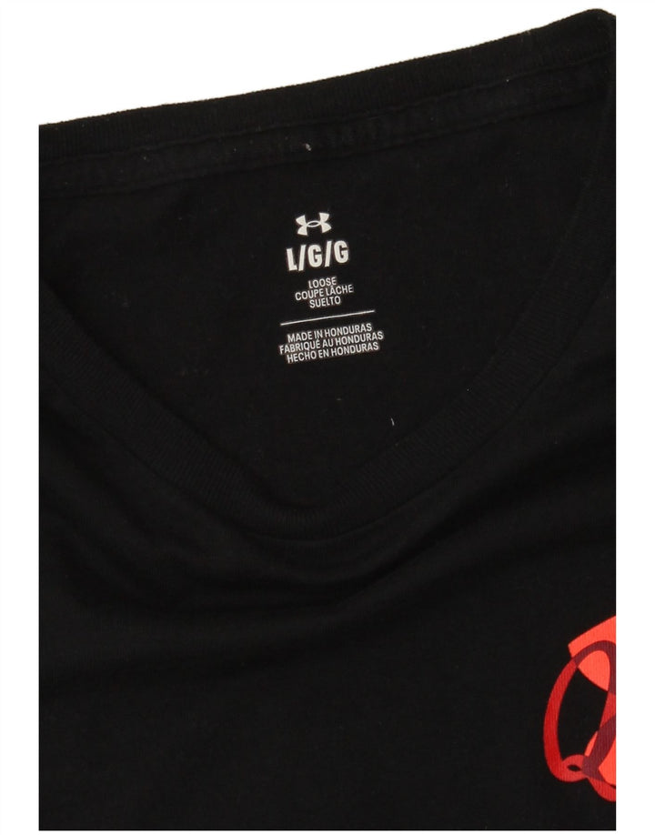 Under Armour Mens Graphic T-Shirt Top Large Black