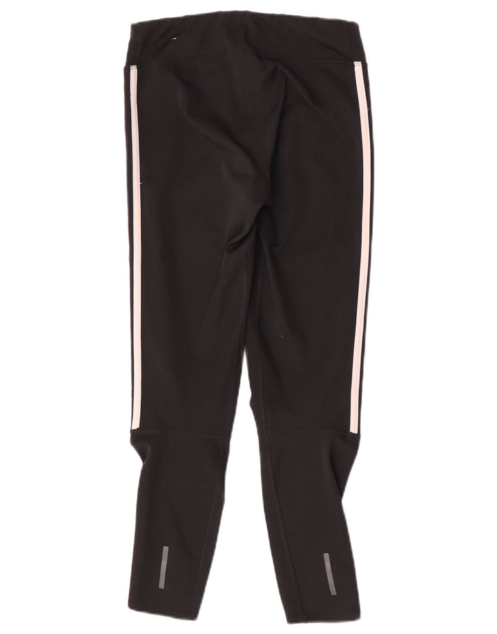 Adidas Womens Climalite Crop Leggings UK 8/10 Small Black Polyester