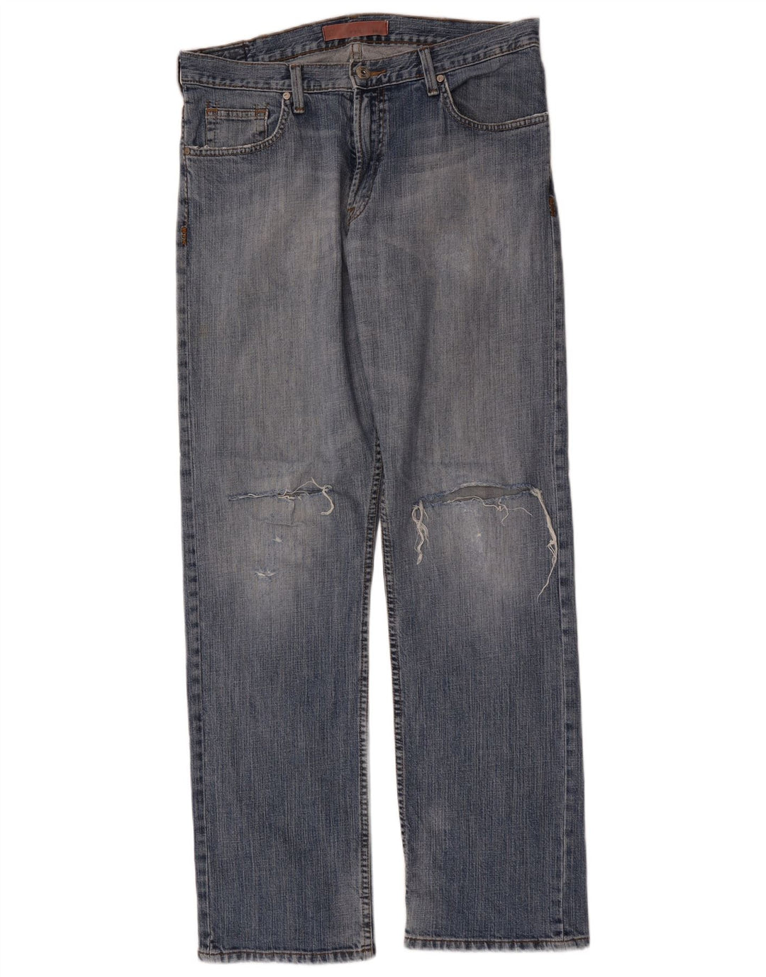 Lee Jean droit vieilli pour homme W34 L34 bleu coton