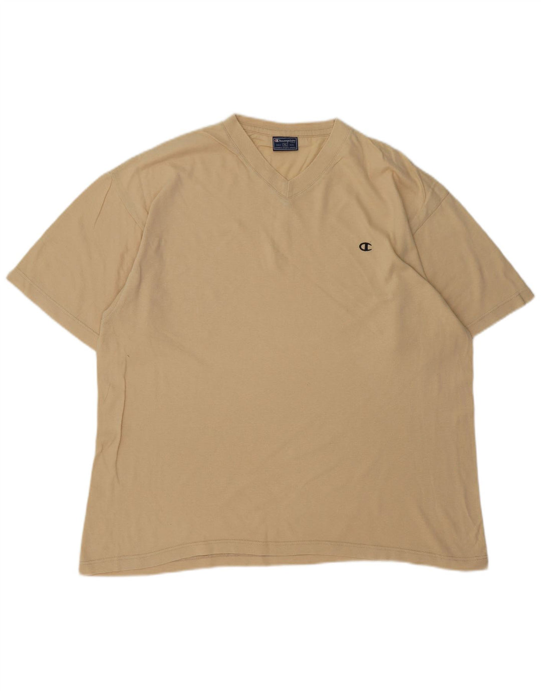 CHAMPION Mens T-Shirt Top XL Beige