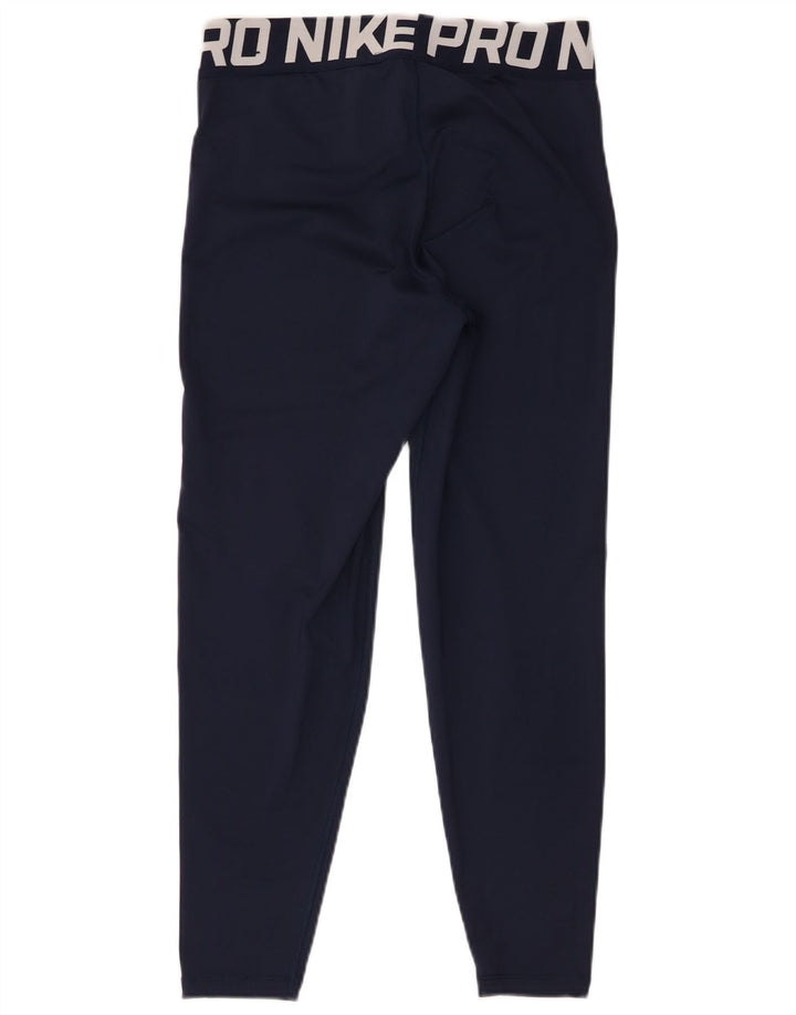 Legging Nike Dri Fit Graphic pour femme UK 14 Bleu marine moyen Polyester
