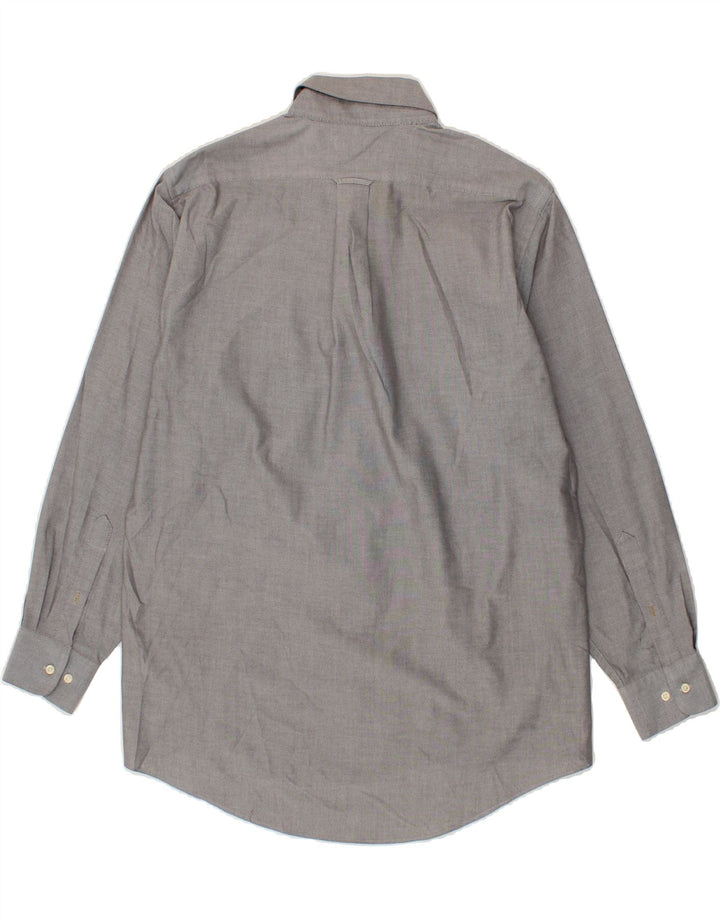 DOCKERS Mens Wrinkle Free Shirt Size 15 1/2 Medium Grey Cotton Vintage Dockers and Second-Hand Dockers from Messina Hembry 