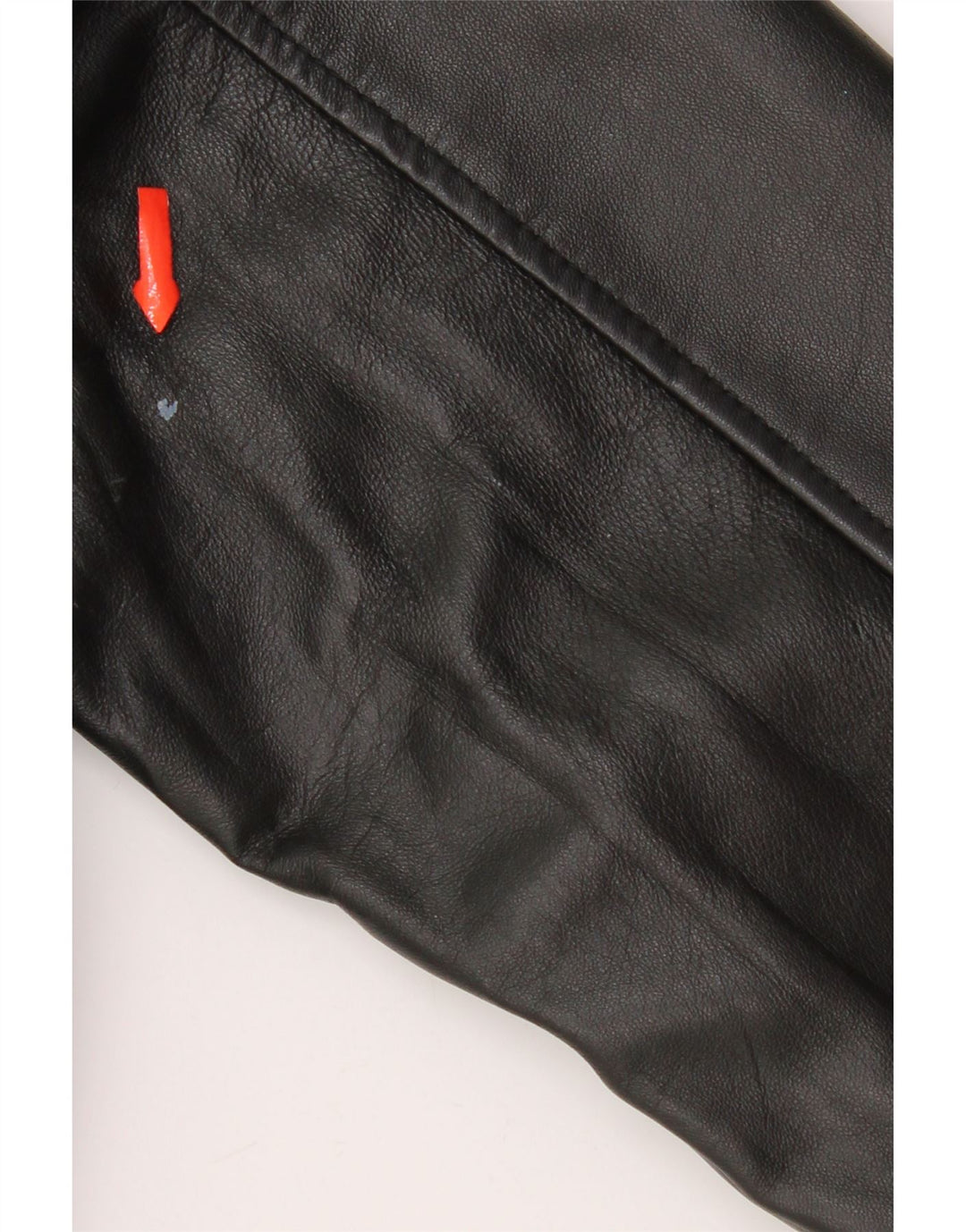 Conbipel Mens Bomber Leather Jacket IT 48 Medium Black Leather