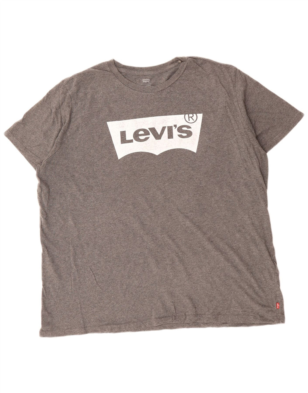 LEVI'S Mens Graphic T-Shirt Top 2XL Grey Cotton