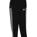 ADIDAS Boys Tracksuit Trousers 11-12 Years Black Polyester