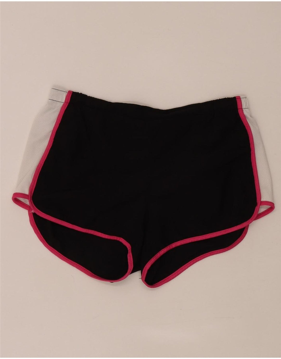 Puma Womens Sport Shorts UK 12 Medium Black Colourblock