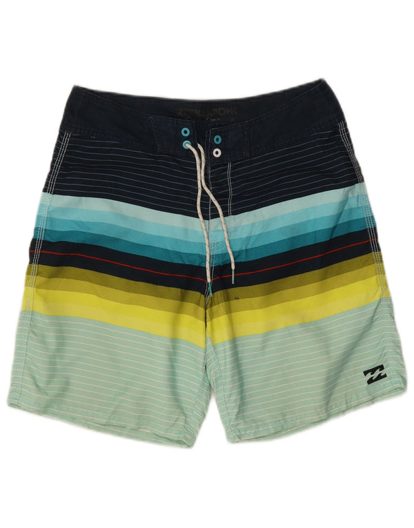 Billabong Boys svømmeshorts 15-16 år Flerfarvet stribet polyester
