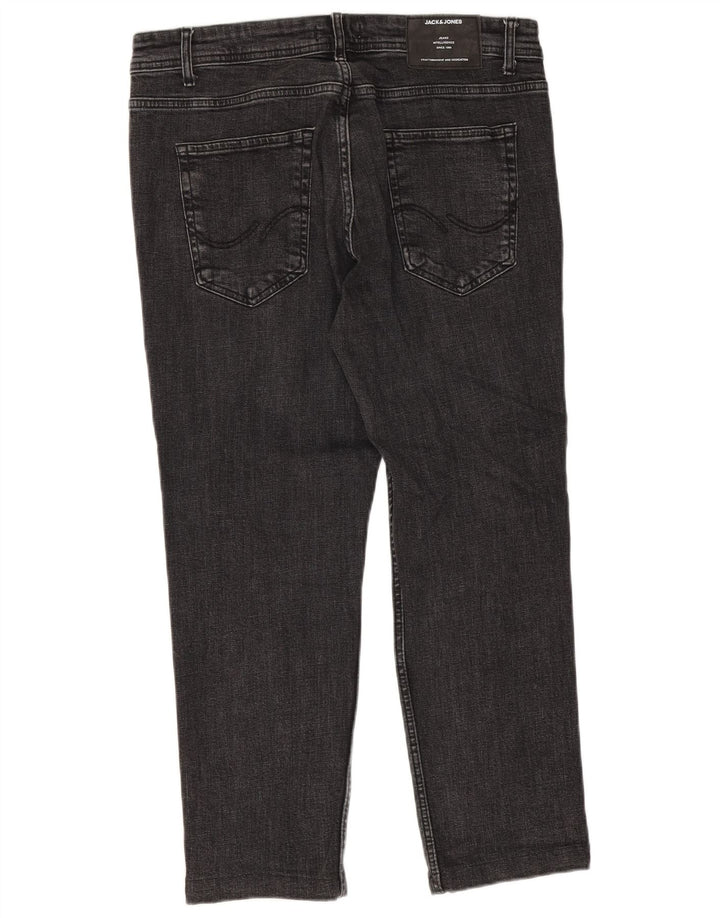 Jack & Jones Mens Cropped Jeans W34 L25 Grey