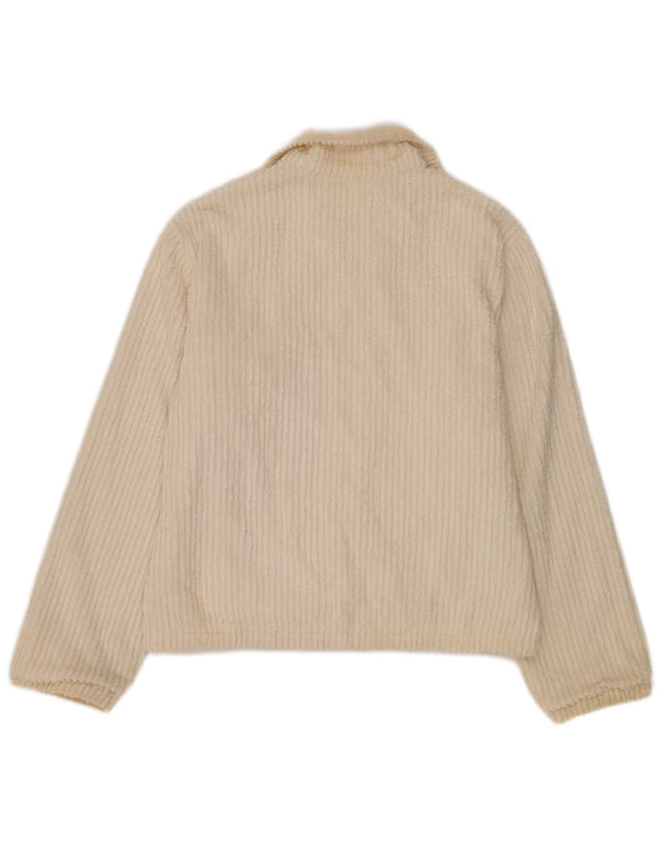 Belfe Womens Vendbar Fleecejakke IT 46 Stor Beige