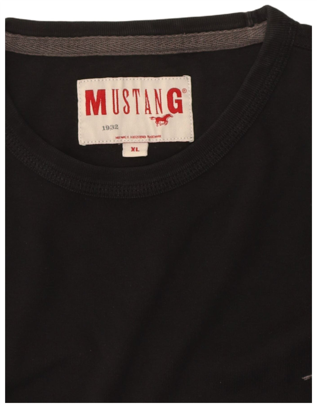 MUSTANG Mens Top Long Sleeve XL Black
