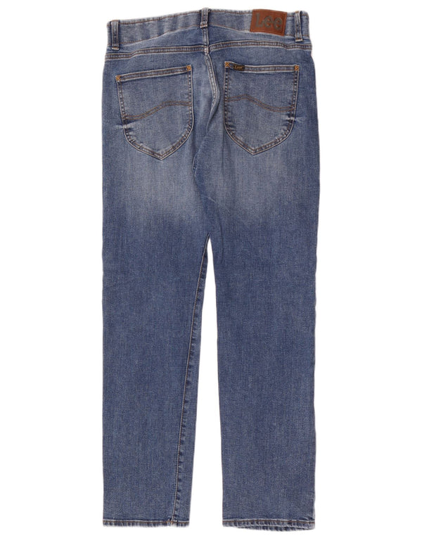 Lee Mens Slim Straight Jeans W32 L32 kék pamut