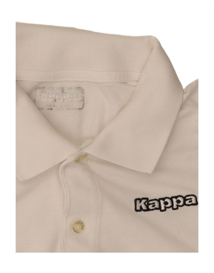 Camisa polo masculina KAPPA 2XL algodão branco