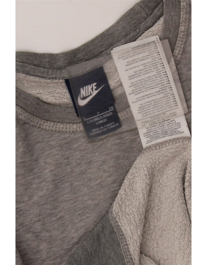 Nike Mens Sweatshirt Jumper Small Grey Flecked Cotton