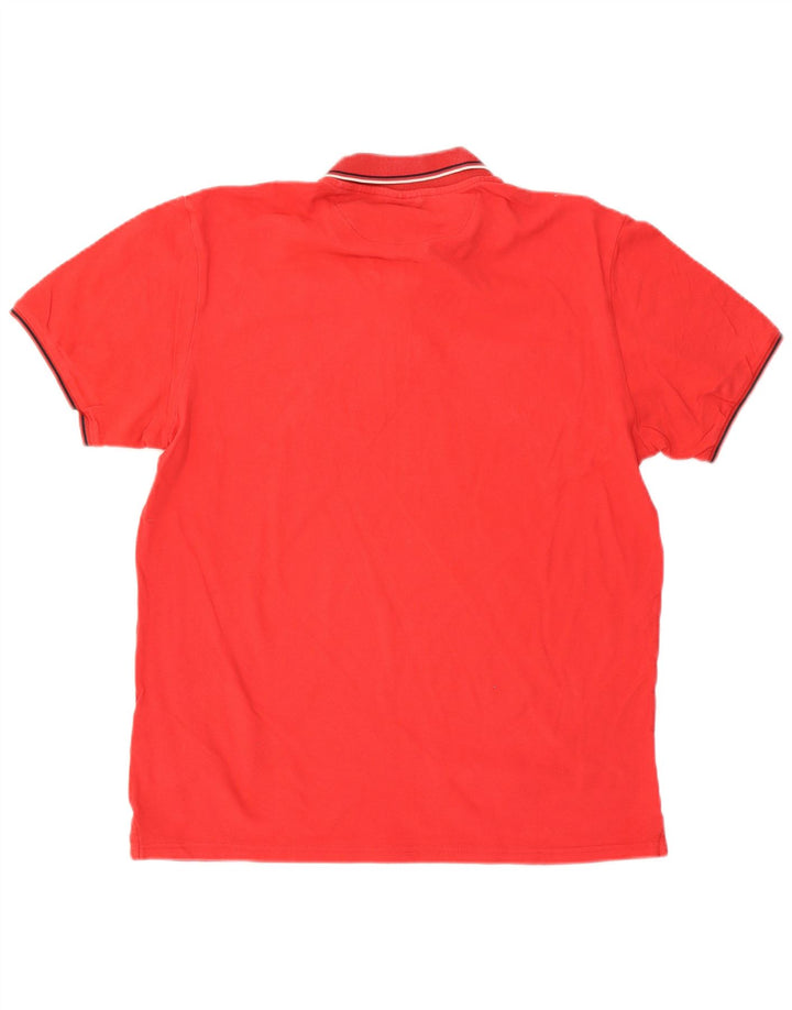 CHAMPION Mens Polo Shirt XL Red Cotton