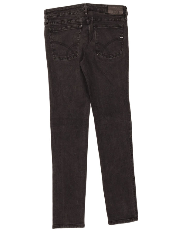 Gas Damen Anders Slim Jeans W33 L34 Schwarze Baumwolle