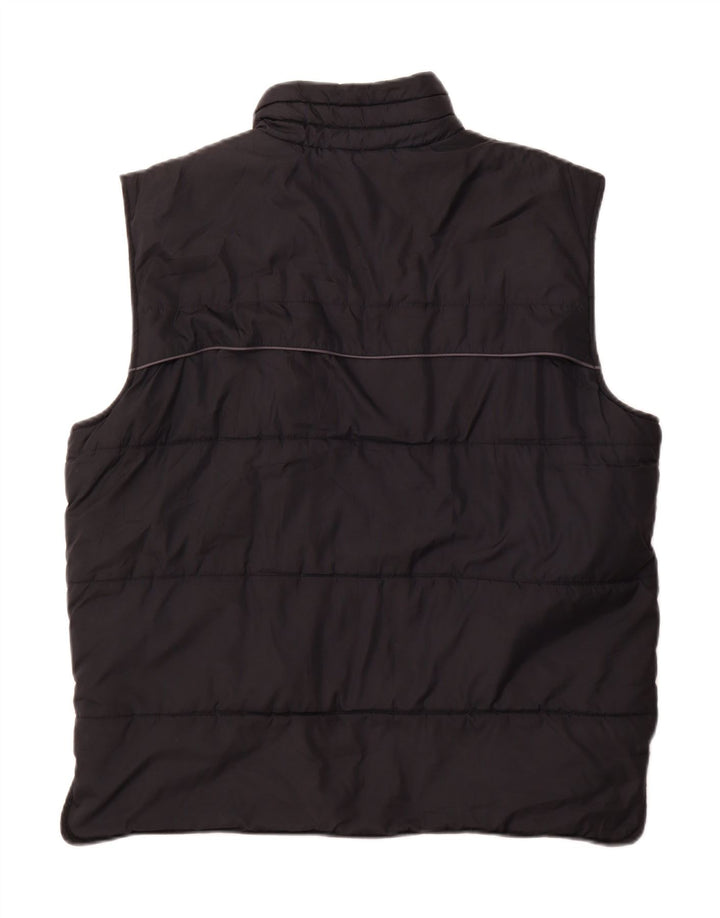 LOTTO Mens Padded Gilet UK 40 Large Black Polyester