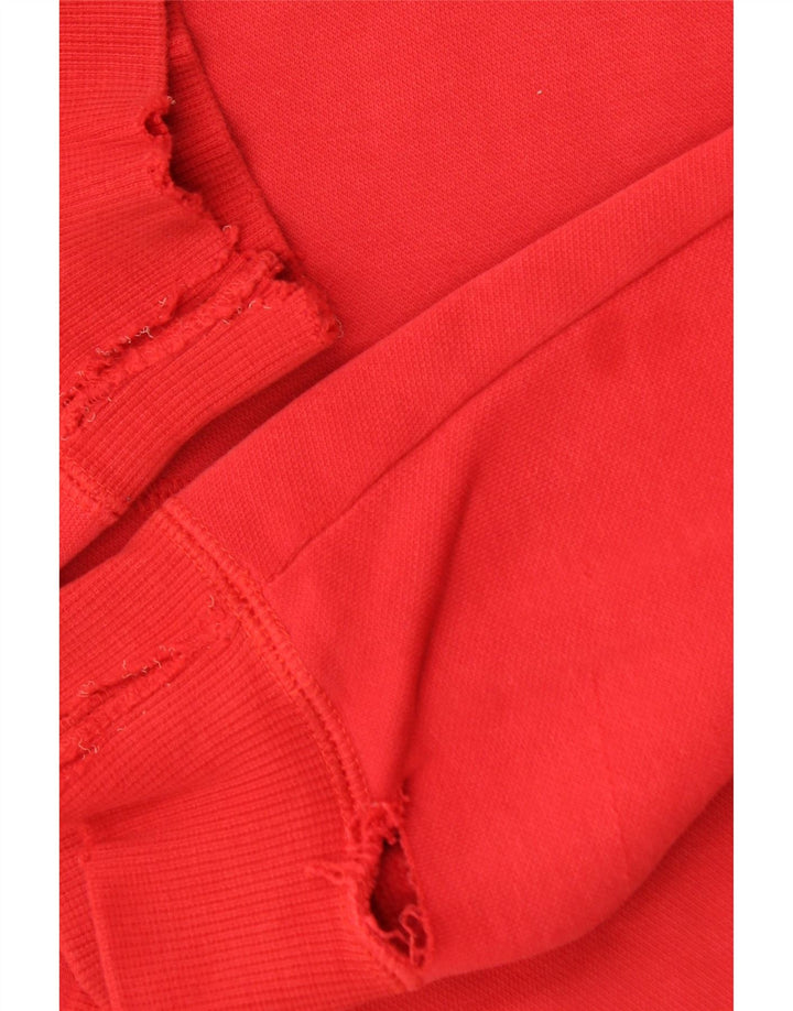 Puma Mens Hoodie Jumper Medium Red Cotton
