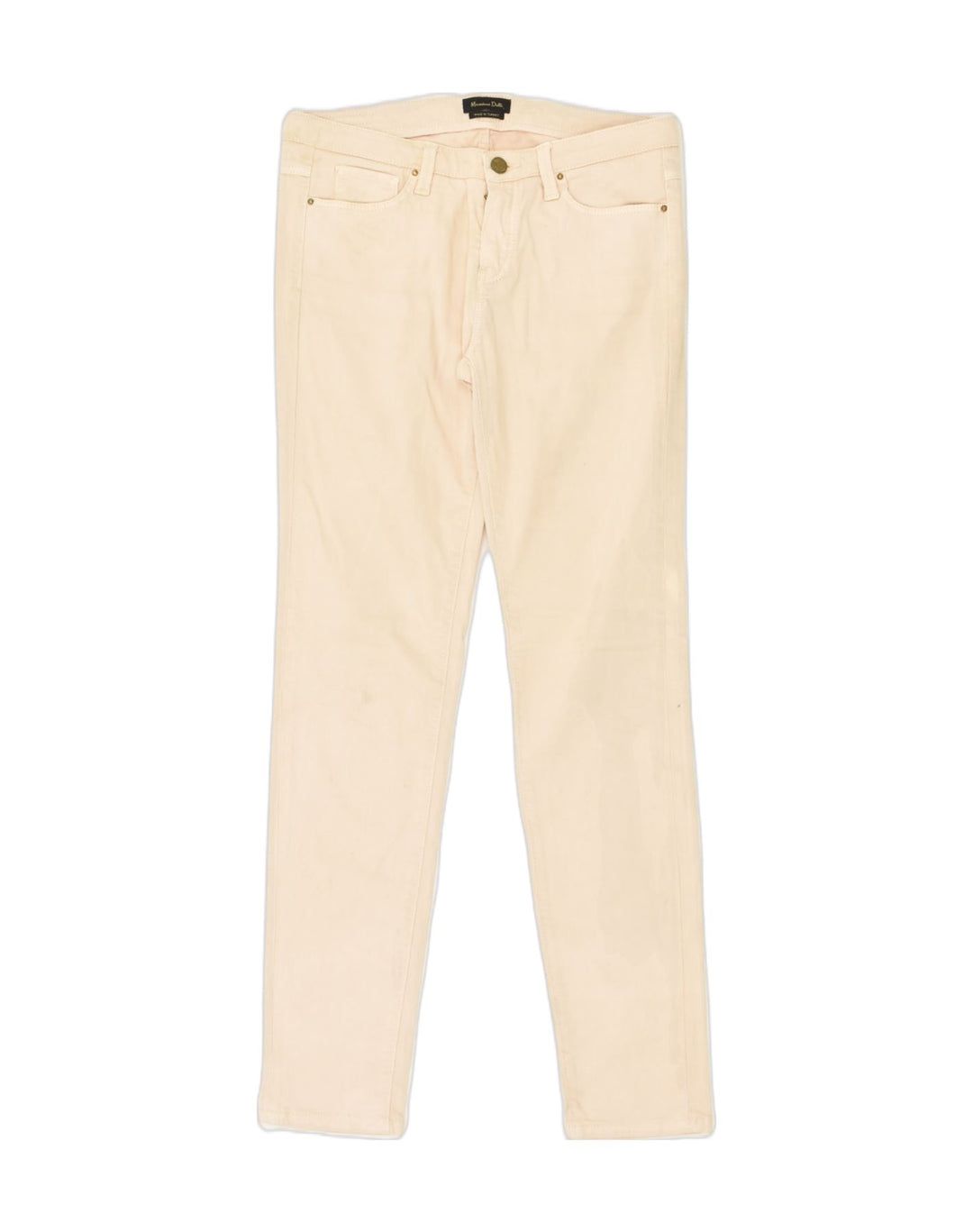 MASSIMO DUTTI Womens Slim Jeans US 6 Medium W28 L30 Pink Cotton | Vintage Massimo Dutti | Thrift | Second-Hand Massimo Dutti | Used Clothing | Messina Hembry 