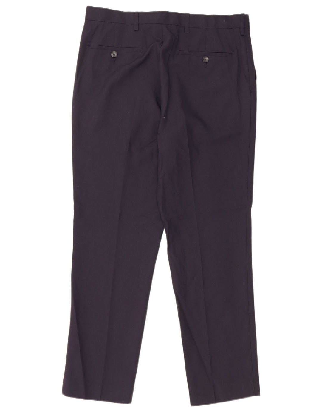 Marks & Spencer Herre Slim Chino Bukser W32 L29 Marineblå Polyester
